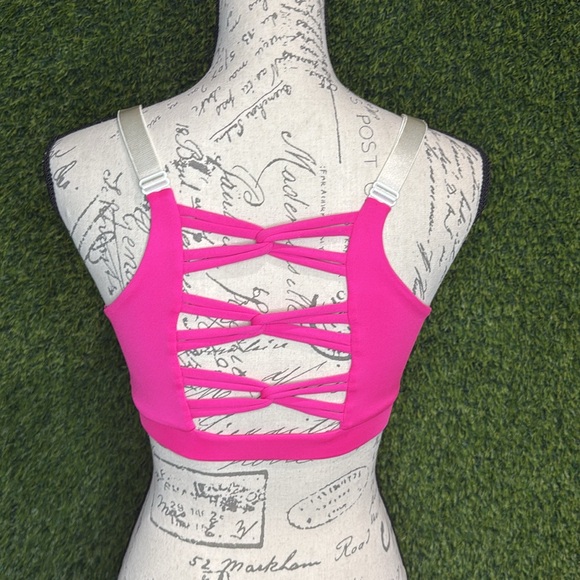 EUC Rare Discontinued Bombshell Sportswear Kitty Sports Bra Size M - Picture 8 of 14